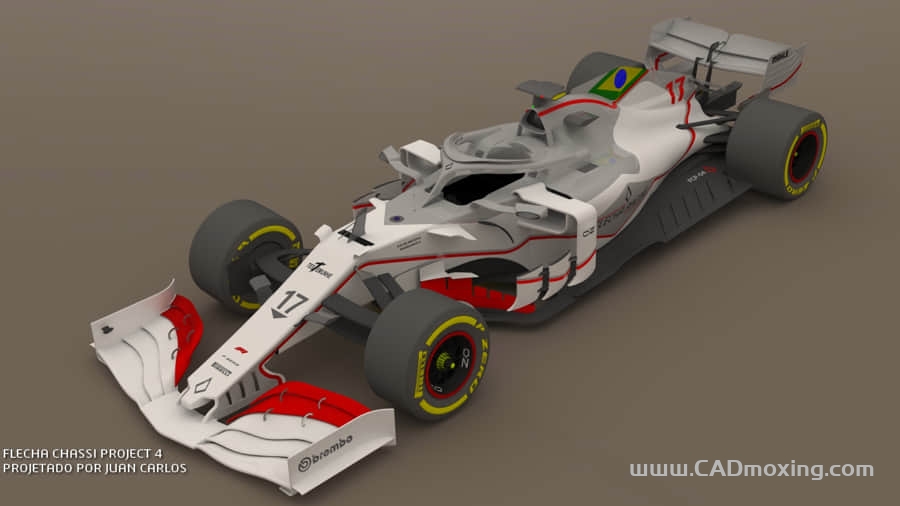 CAD模型网2020FCP方程式F1赛车三维模型三维模型