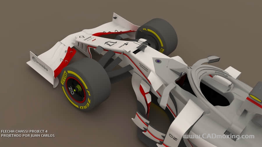 CAD模型网2020FCP方程式F1赛车三维模型三维模型