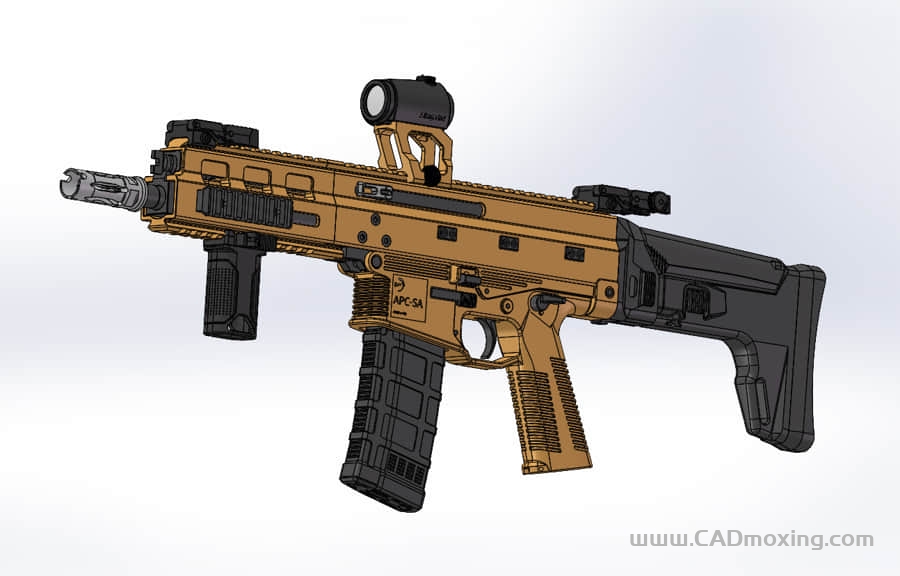 瑞士APC223突击步枪结构模型