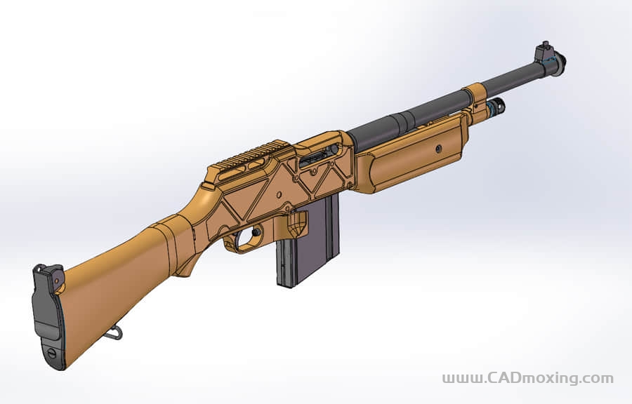 HCAR-M1918A1勃朗宁自动步枪结构模型
