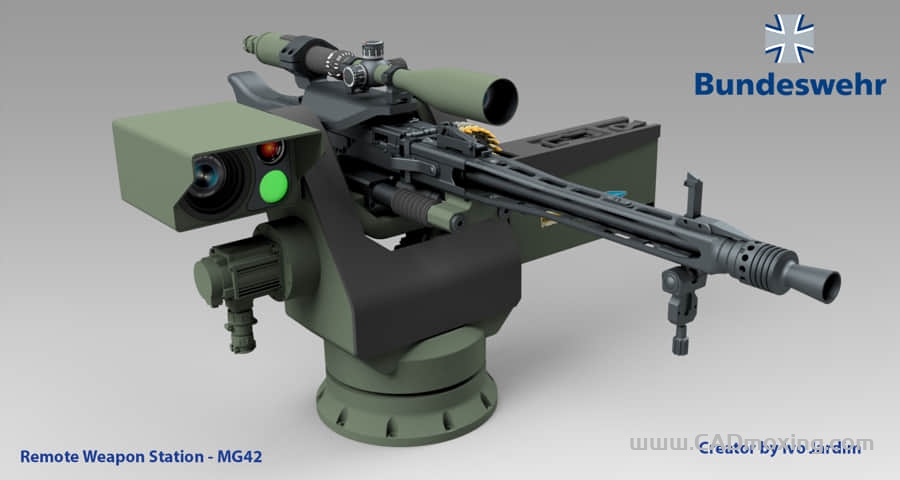 德国全自动MG42高射机枪模型