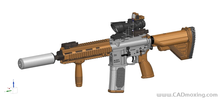 德国黑克勒科赫H&K416D自动步枪模型