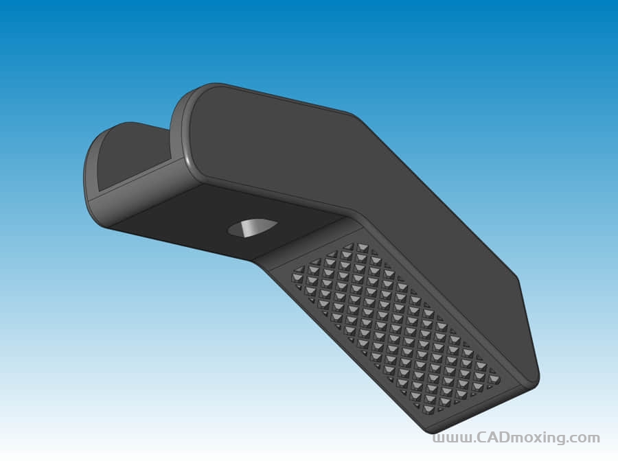 CAD模型网AR-15可调节式后撑三维模型