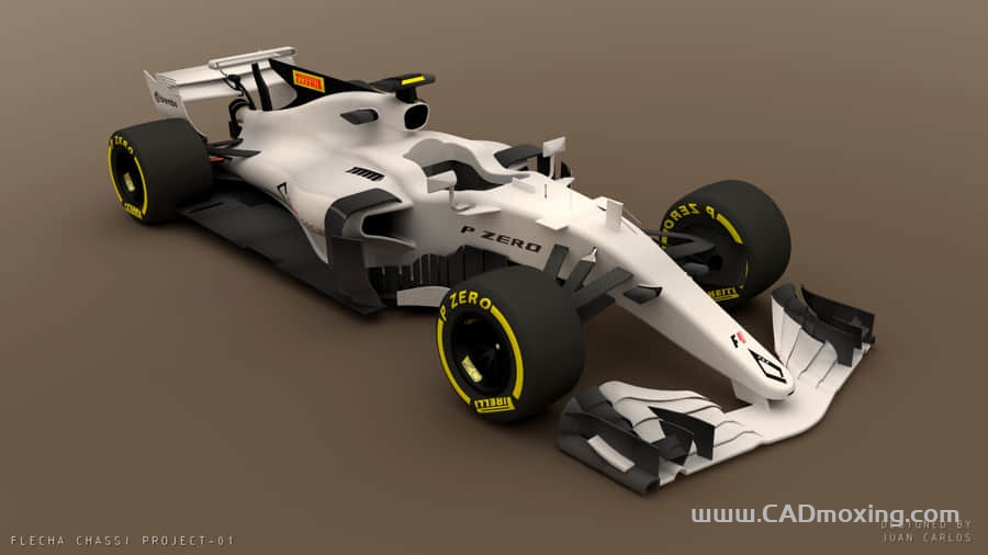 F1 2017 Flecha 方程式F1赛车三维模型