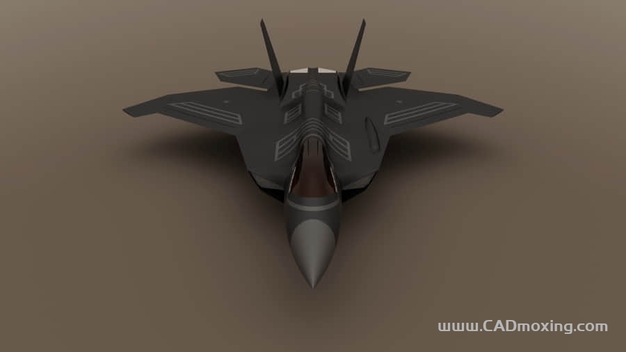 CAD模型网FC-17 战斗机模型三维模型