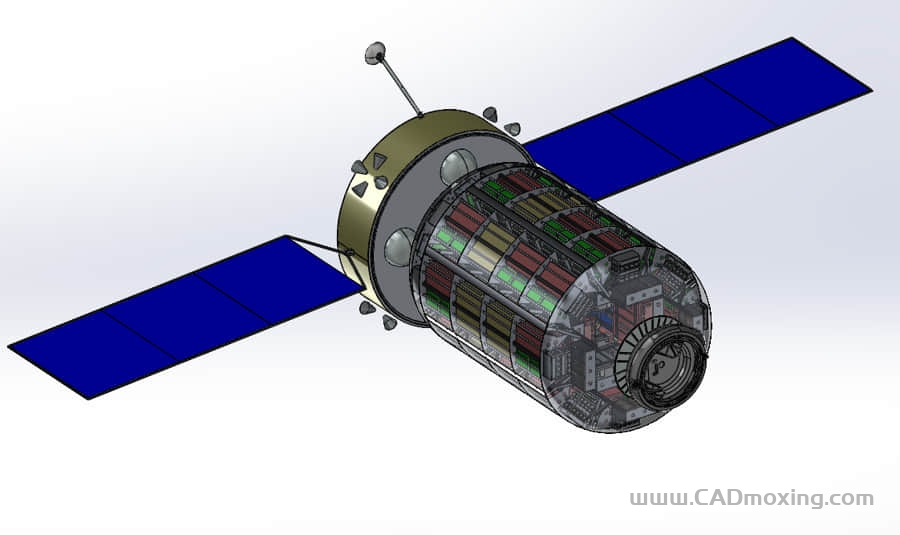 CAD模型网NASA运载火箭空间站补给货物舱方案模型三维模型 CAD模型网NASA运载火箭空间站补给货物舱方案模型三维模型