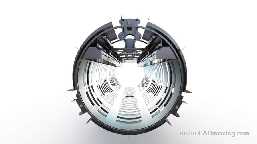 CAD模型网NASA运载火箭货源飞船空间站对接舱转运设计方案三维模型