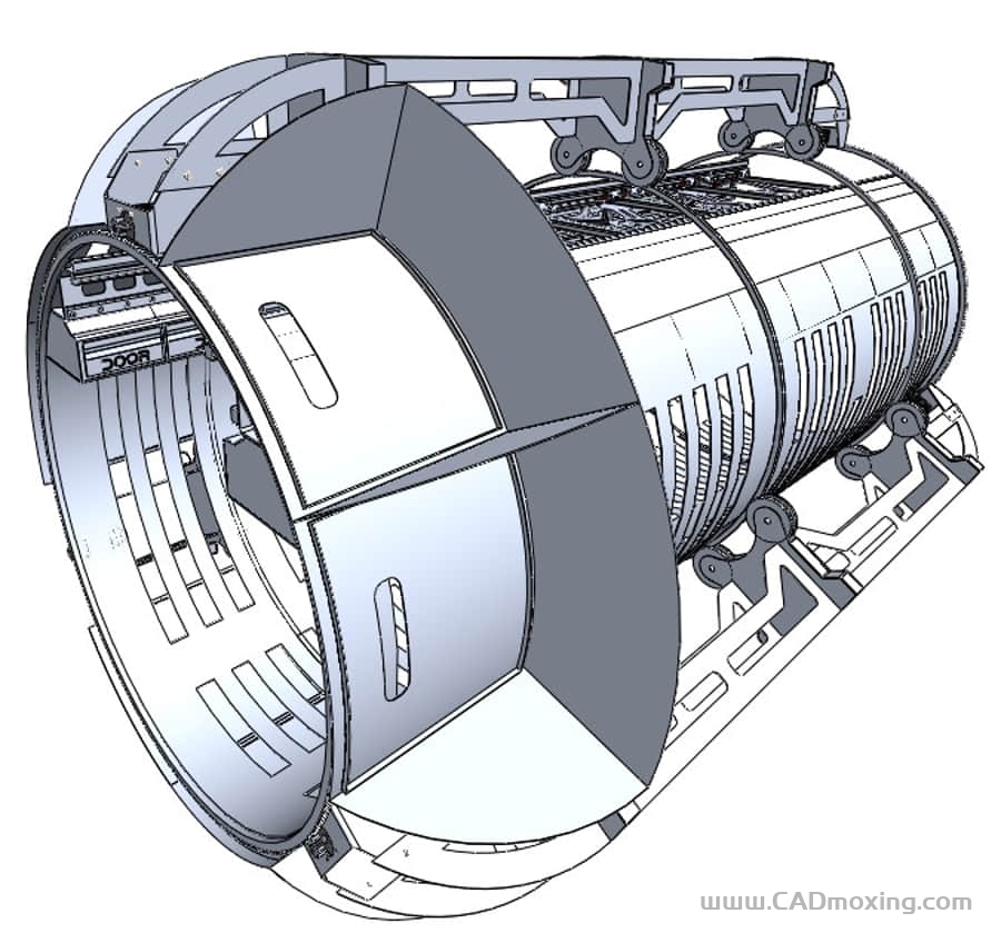 CAD模型网NASA运载火箭货源飞船空间站对接舱转运设计方案三维模型 CAD模型网NASA运载火箭货源飞船空间站对接舱转运设计方案三维模型