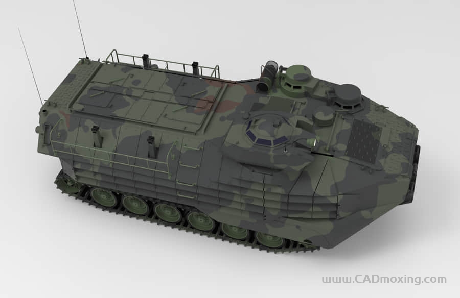 CAD模型网两栖突击装甲车 AAVP-7A1三维模型