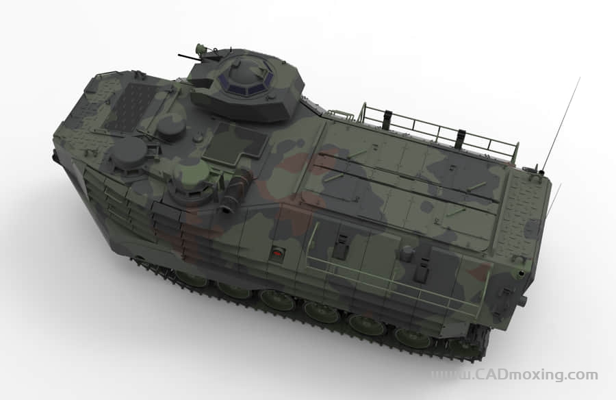 CAD模型网两栖突击装甲车 AAVP-7A1三维模型