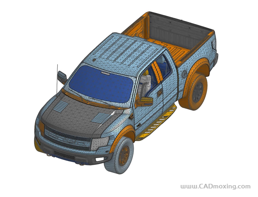 CAD模型网福特F150 皮卡汽车三维模型 CAD模型网福特F150 皮卡汽车三维模型