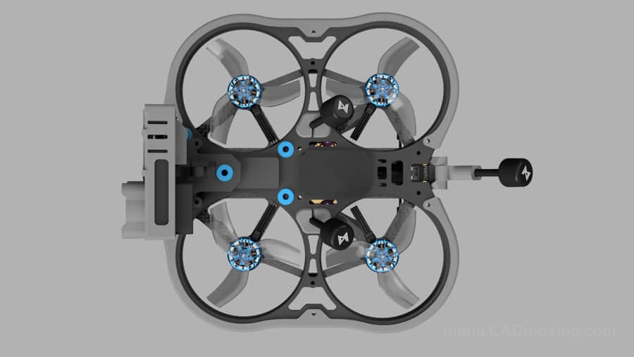 CAD模型网高速穿梭无人机三维模型