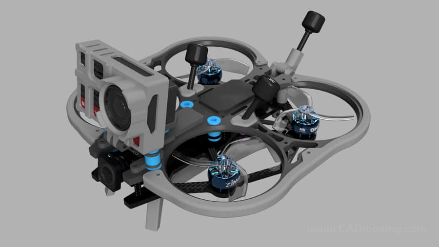 CAD模型网高速穿梭无人机三维模型 CAD模型网高速穿梭无人机三维模型