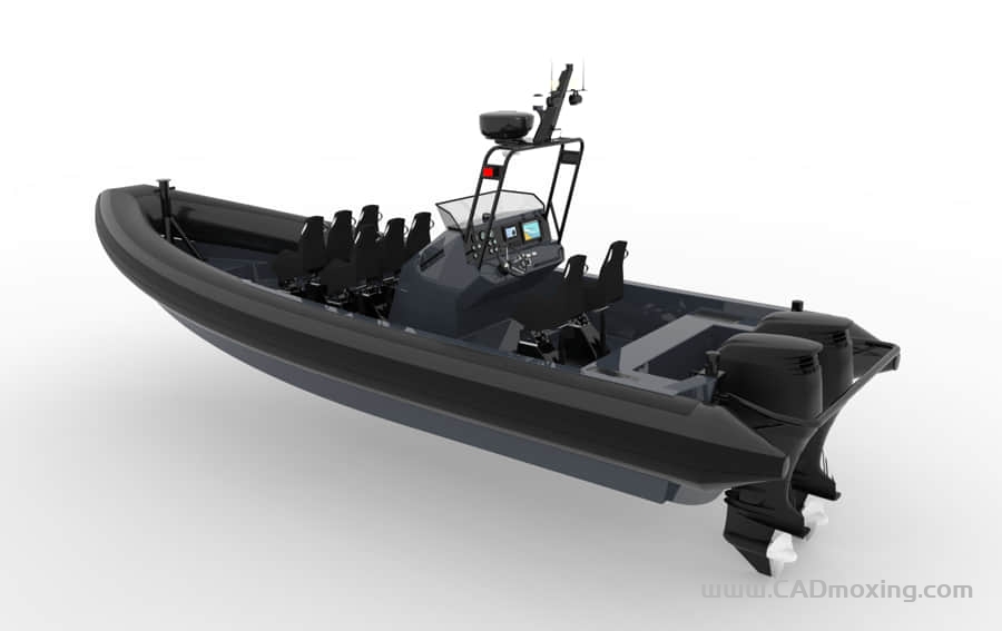 高速巡逻气垫快艇