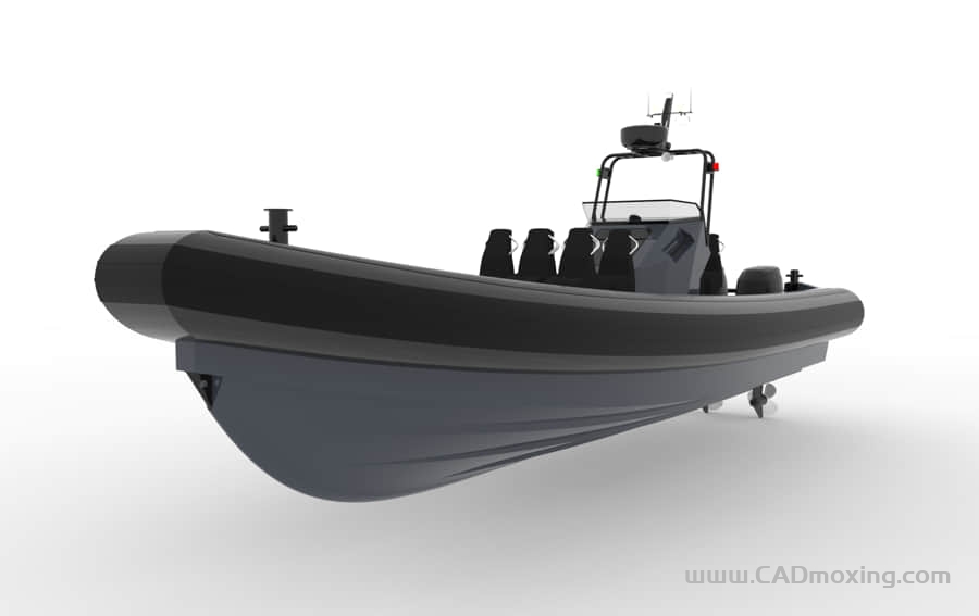 CAD模型网高速巡逻气垫快艇三维模型 CAD模型网高速巡逻气垫快艇三维模型