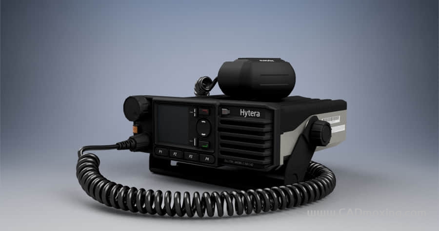 CAD模型网海能达 MD785 大功率对讲机模型三维模型 CAD模型网海能达 MD785 大功率对讲机模型三维模型