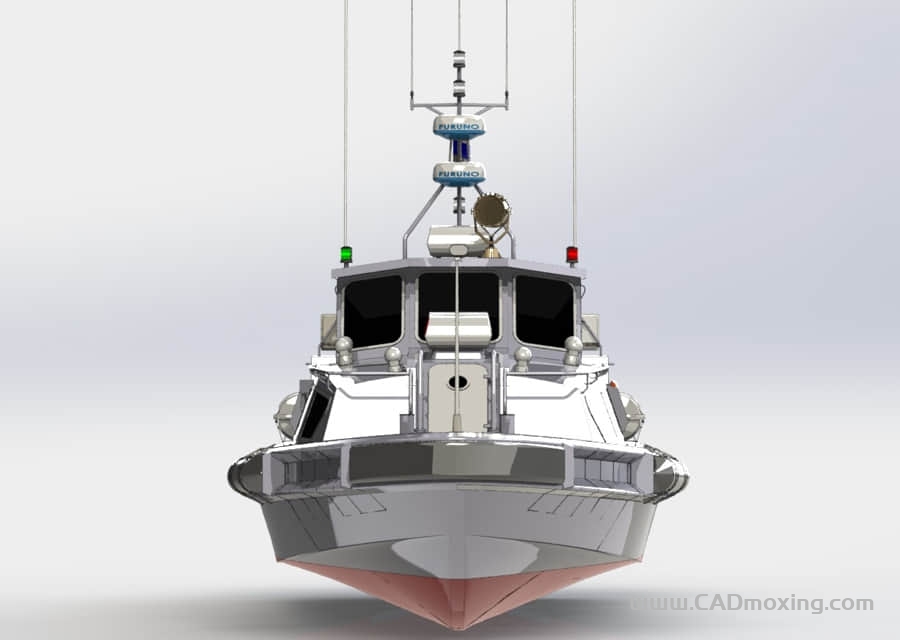CAD模型网近海高速巡逻快艇三维模型 CAD模型网近海高速巡逻快艇三维模型