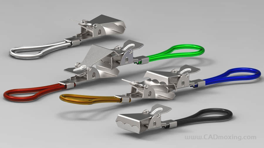 CAD模型网毛巾挂架五金鳄鱼夹三维模型 CAD模型网毛巾挂架五金鳄鱼夹三维模型