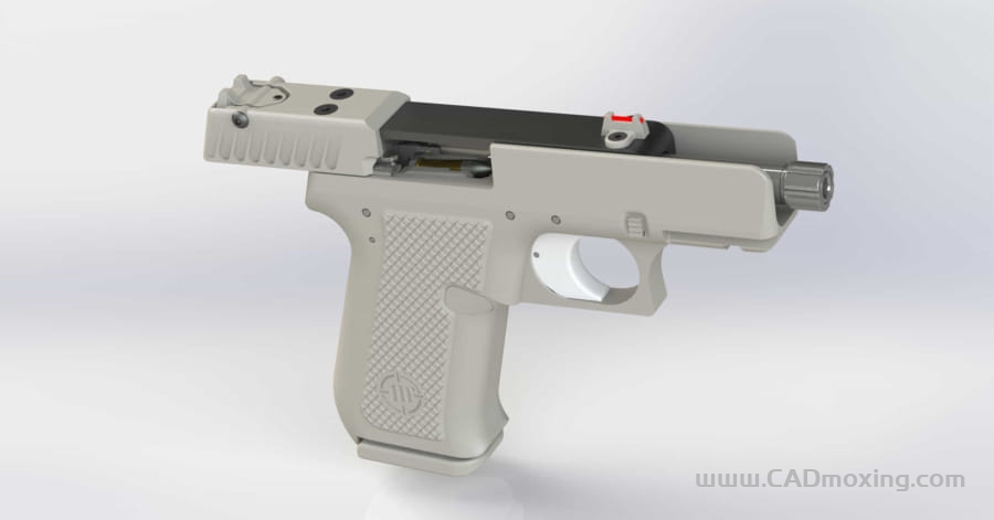 3D打印m17手枪模型