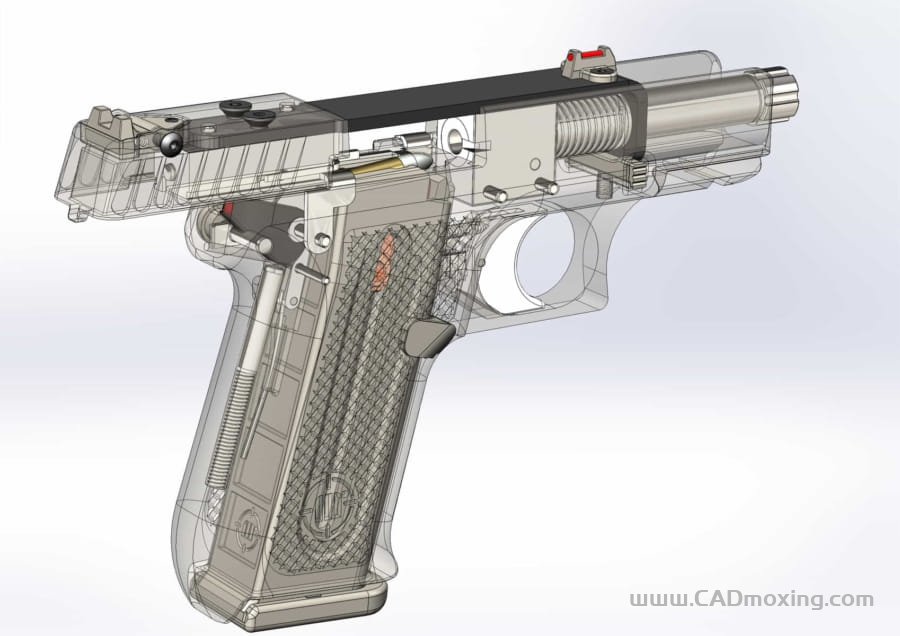 CAD模型网3D打印m17手枪模型三维模型 CAD模型网3D打印m17手枪模型三维模型