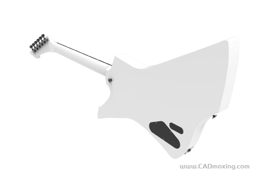 CAD模型网ESP LTD 乐器电吉他三维模型 CAD模型网ESP LTD 乐器电吉他三维模型