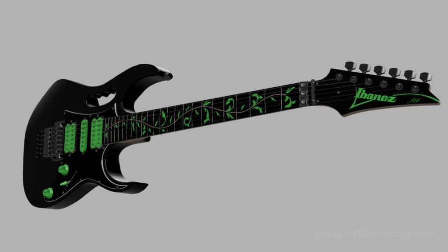 CAD模型网Jem777v 乐器电吉他三维模型 CAD模型网Jem777v 乐器电吉他三维模型