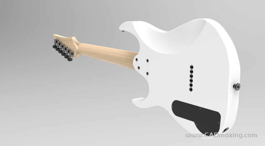 CAD模型网pgmm31电吉他三维模型 CAD模型网pgmm31电吉他三维模型