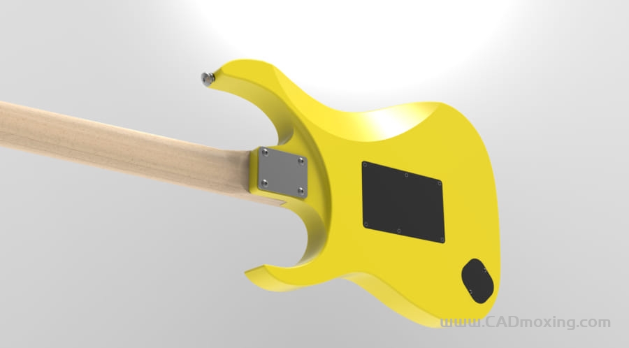CAD模型网RG550 乐器电吉他三维模型 CAD模型网RG550 乐器电吉他三维模型