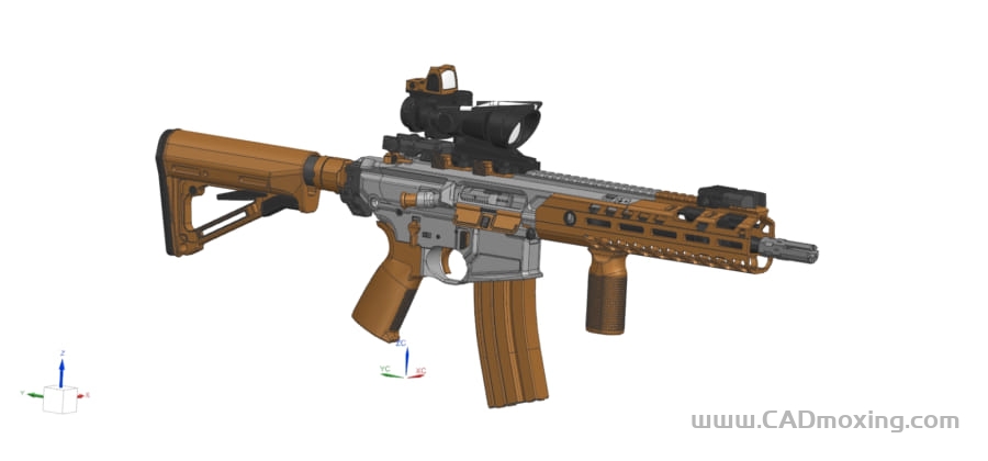 CAD模型网SIG MCX Virtus多用途突击步枪模型三维模型 CAD模型网SIG MCX Virtus多用途突击步枪模型三维模型