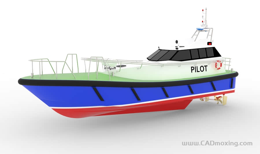 CAD模型网8.5米游艇快艇三维模型 CAD模型网8.5米游艇快艇三维模型