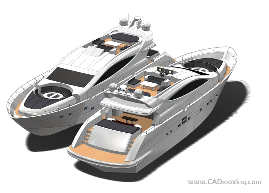 CAD模型网私人游艇设计建模三维模型 CAD模型网私人游艇设计建模三维模型