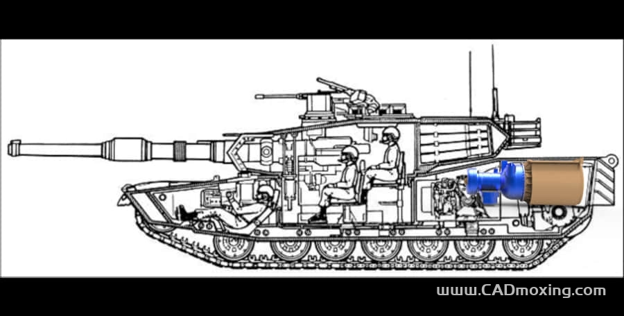 CAD模型网坦克发动机霍尼韦尔 AGT1500 模型三维模型 CAD模型网坦克发动机霍尼韦尔 AGT1500 模型三维模型