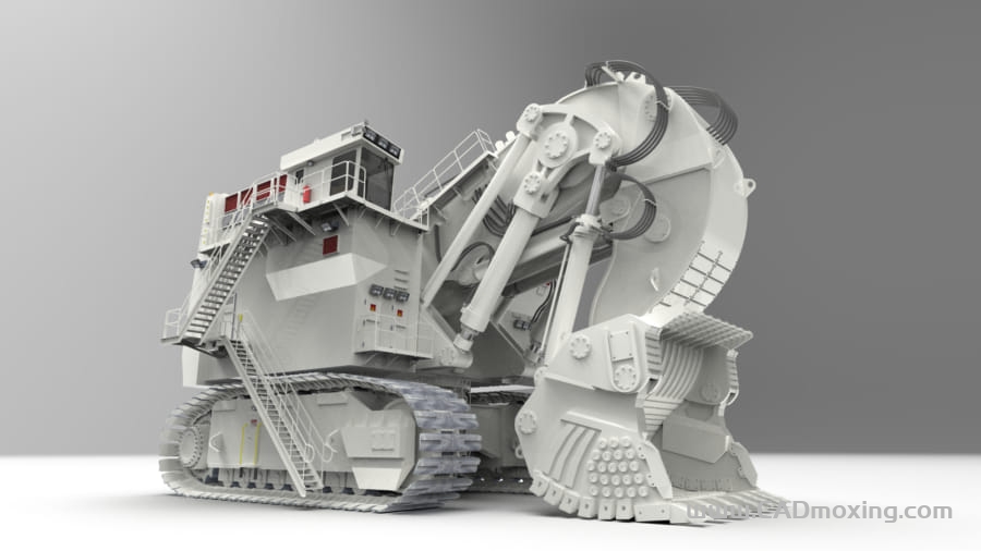 CAD模型网超大型反斗挖掘机 rh900 一比一模型三维模型 CAD模型网超大型反斗挖掘机 rh900 一比一模型三维模型