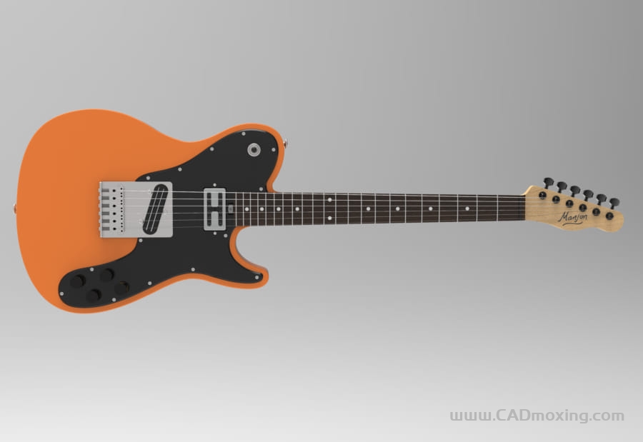 一把Manson MD-2电吉他乐器