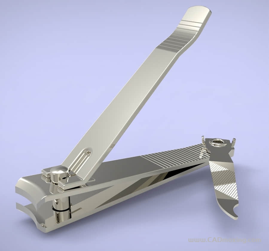CAD模型网一把指甲剪刀三维模型 CAD模型网一把指甲剪刀三维模型