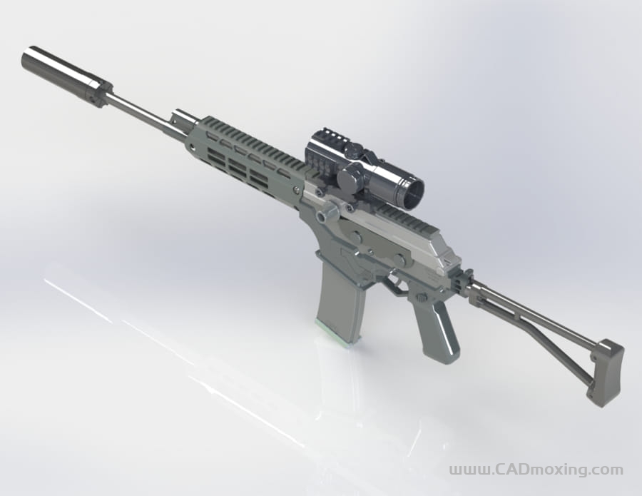CAD模型网以色列加利尔ACE突击步枪模型三维模型