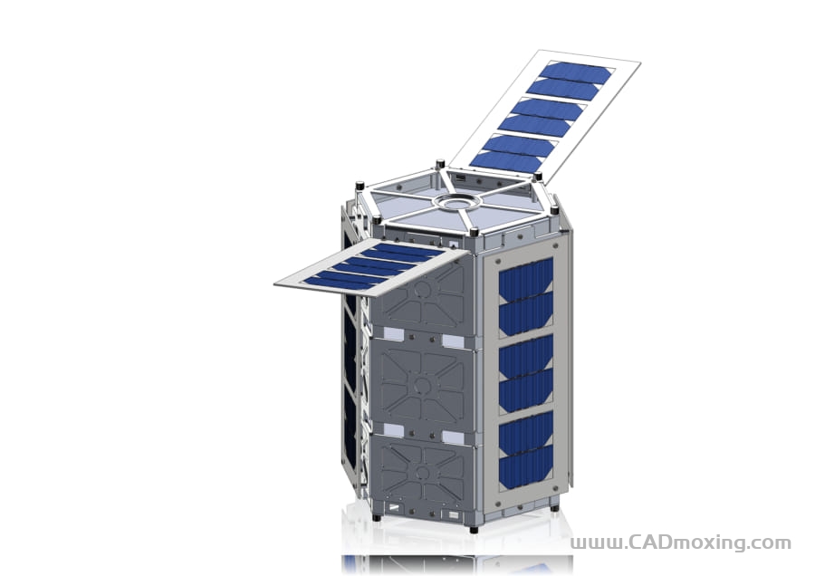 CAD模型网人造太空通讯卫星模型三维模型 CAD模型网人造太空通讯卫星模型三维模型
