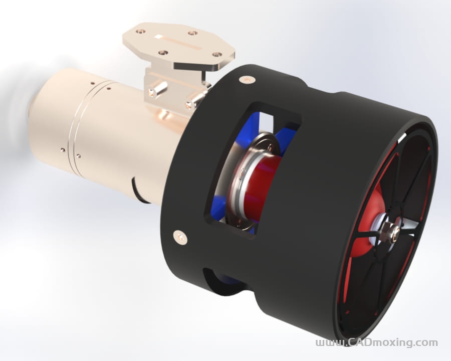 水下机器人ROV涵道推进器