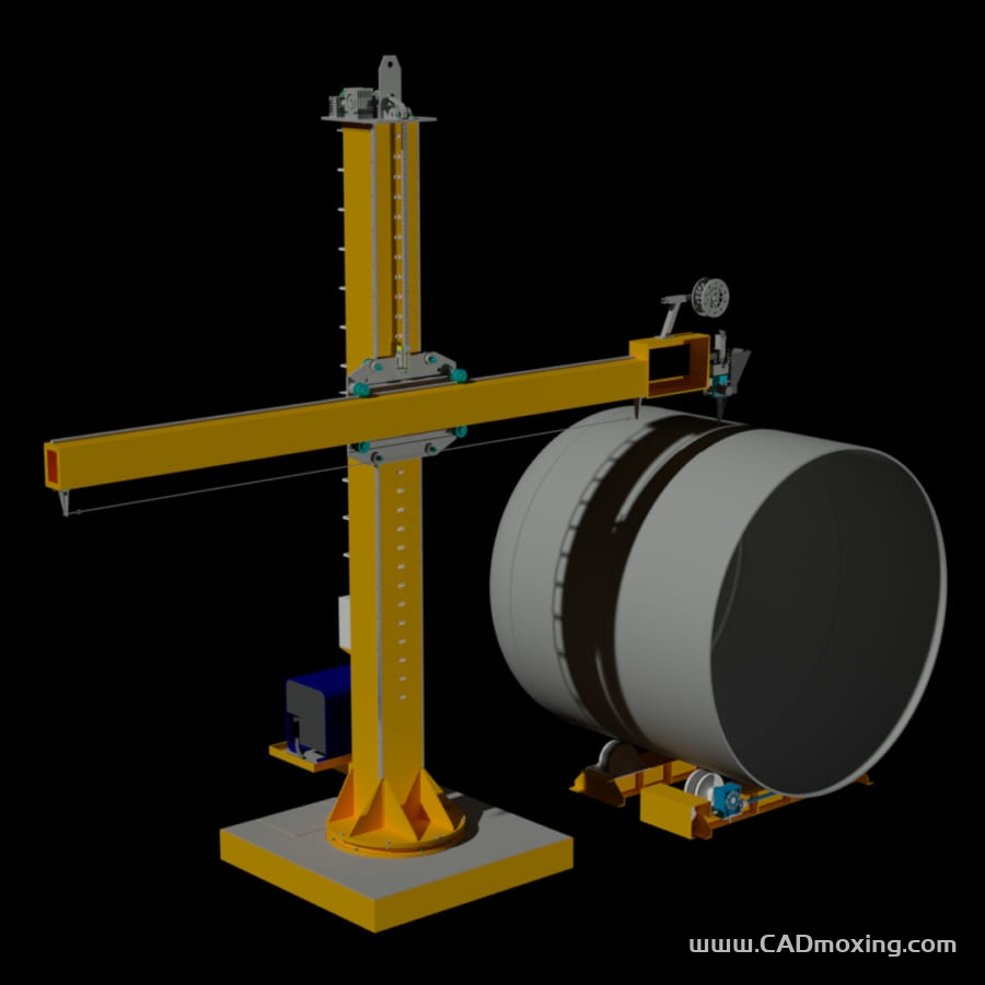 CAD模型网自动焊接升降机械臂三维模型 CAD模型网自动焊接升降机械臂三维模型