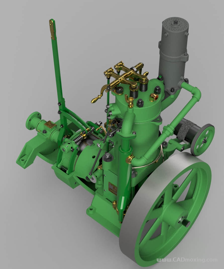 CAD模型网8HP 船用蒸汽发动机模型三维模型 CAD模型网8HP 船用蒸汽发动机模型三维模型