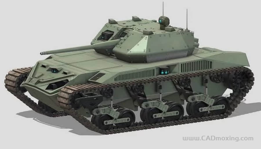 CAD模型网M5坦克模型三维模型 CAD模型网M5坦克模型三维模型