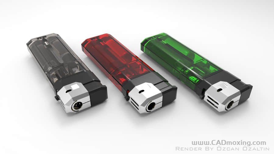 CAD模型网丙烷打火机三维模型 CAD模型网丙烷打火机三维模型