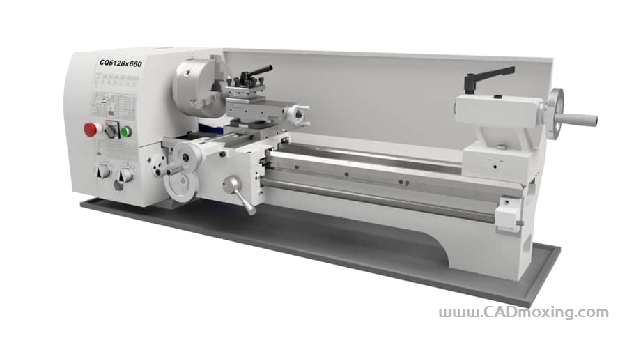 CAD模型网一台车床CQ6128模型三维模型 CAD模型网一台车床CQ6128模型三维模型