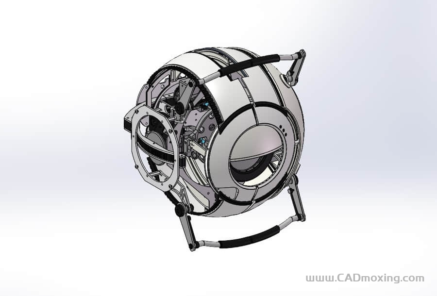 CAD模型网一只仿生机械眼球结构模型三维模型