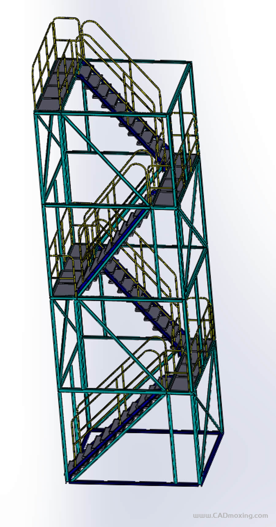 钢结构多层脚手架
