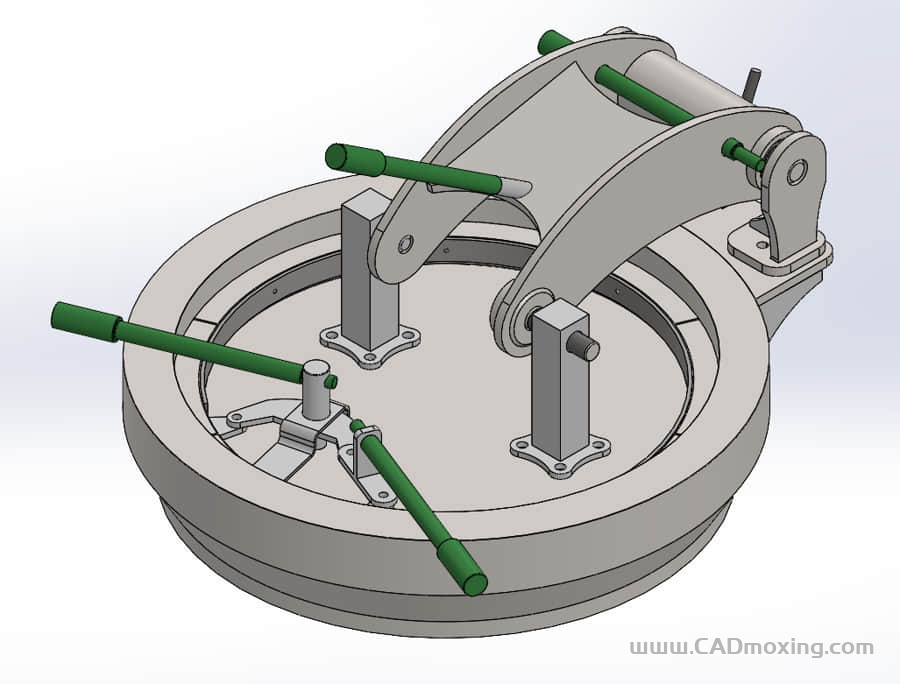 高压罐易开盖结构