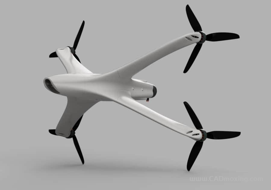 树莓派高速穿越无人机模型