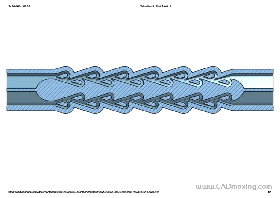 特斯拉圆柱形阀门