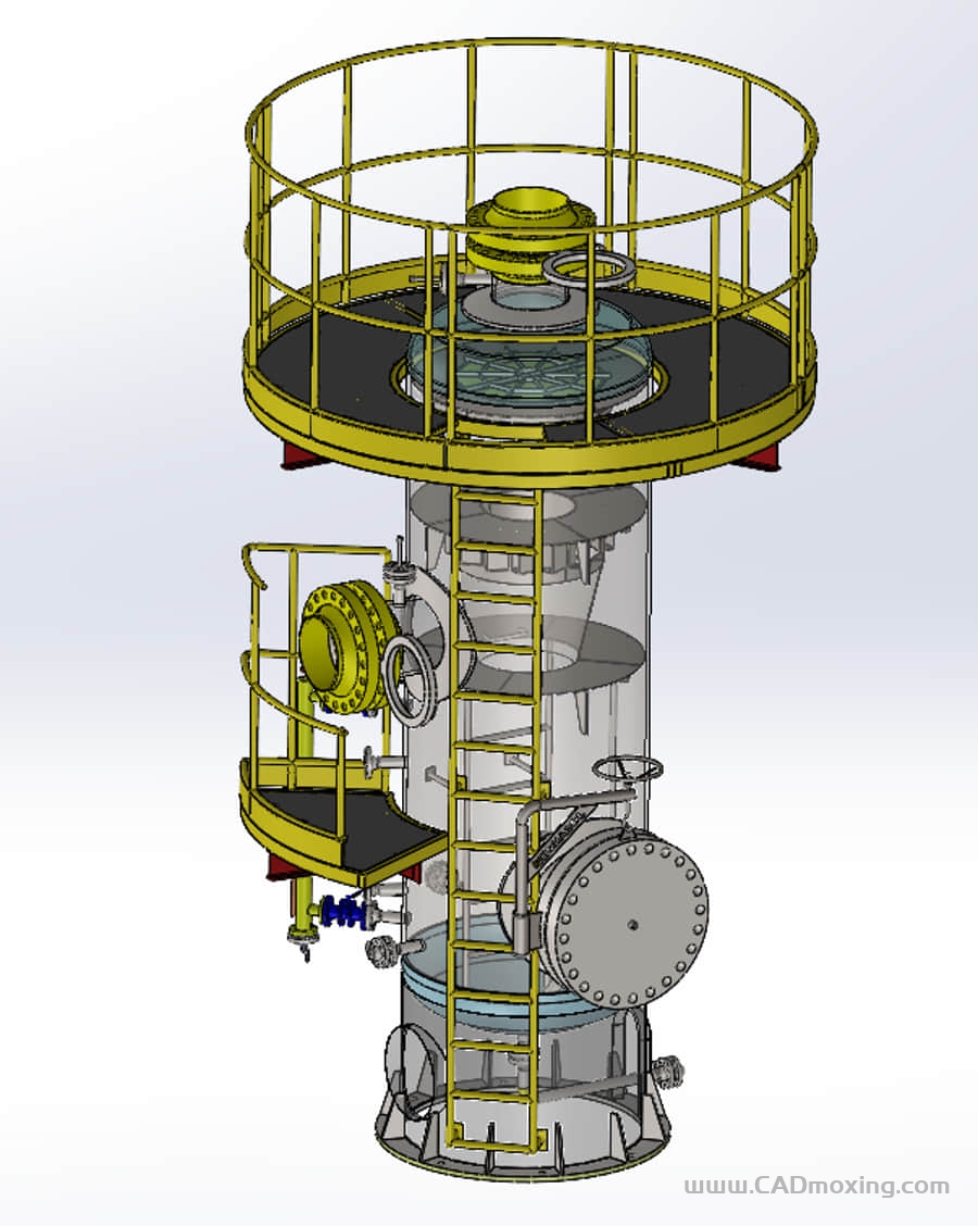 油气用滤器罐钢结构防护栏