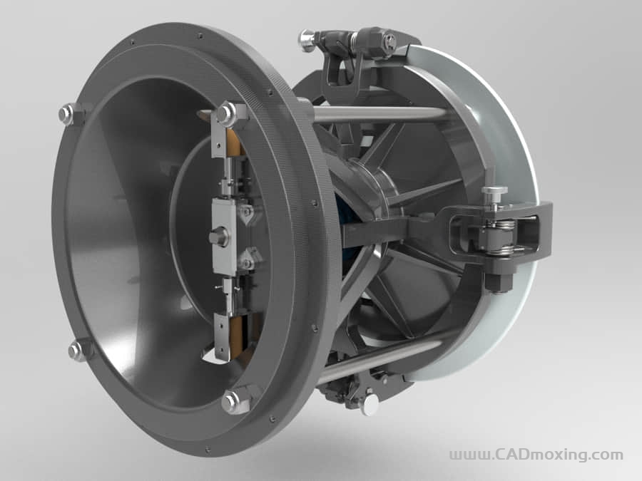 CAD模型网运载火箭弹射内前置释放装置三维模型
